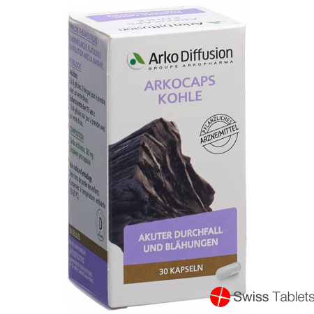 Arkocaps Pflanzenkohle Kapseln 225mg 30 Stück buy online