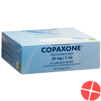 Copaxone Injektionslösung 20mg/ml 28 Fertigspritzen 1ml Copaxone Injektionslösung 20mg/ml 28 Fertigspritzen 1ml