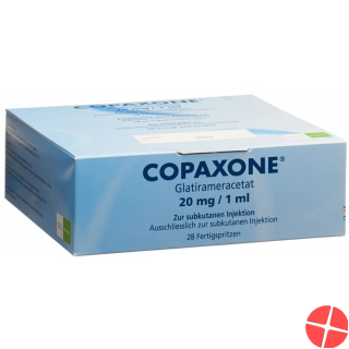 Copaxone Injektionslösung 20mg/ml 28 Fertigspritzen 1ml