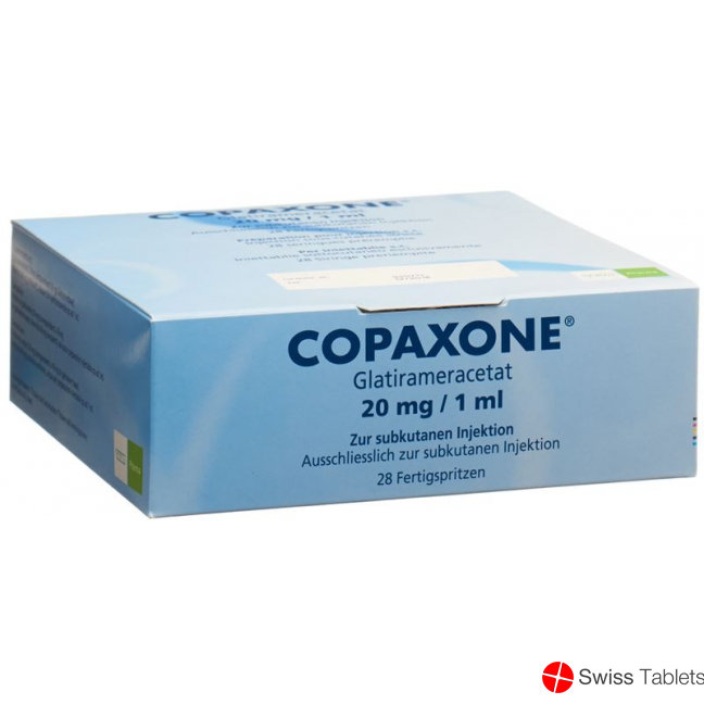 Copaxone Injektionslösung 20mg/ml 28 Fertigspritzen 1ml buy online