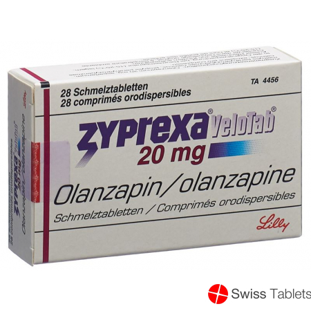 Zyprexa Velotab Tabletten 20mg 28 Stück buy online