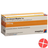 Co Amoxi Mepha Trockensubstanz 550mg Durchstechflasche 10 Stück