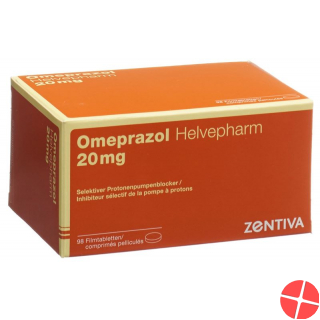 Omeprazol Helvepharm Filmtabletten 20mg 98 Stück