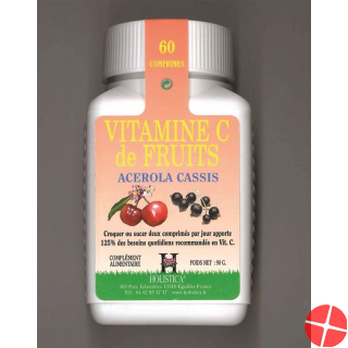 Holistica Vitamin C Acerola Tabletten 60 Stück