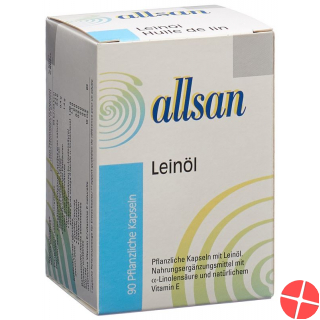 Allsan Leinöl 90 Kapseln