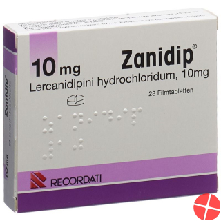 Zanidip Filmtabletten 10mg 28 Stück