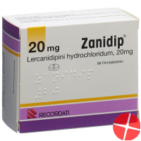 Zanidip Filmtabletten 20mg 98 Stück