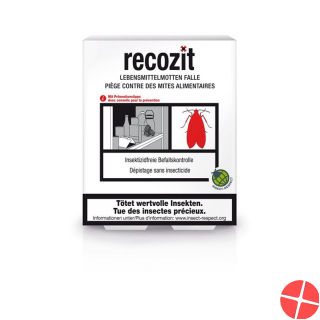 Recozit Lebensmittelmotten Falle 2 Stück Recozit Lebensmittelmotten Falle 2 Stück
