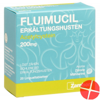 Fluimucil Erkältungshusten Lingual Tabletten 200mg 20 Stück
