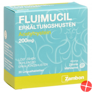 Fluimucil Erkältungshusten Lingual Tabletten 200mg 20 Stück