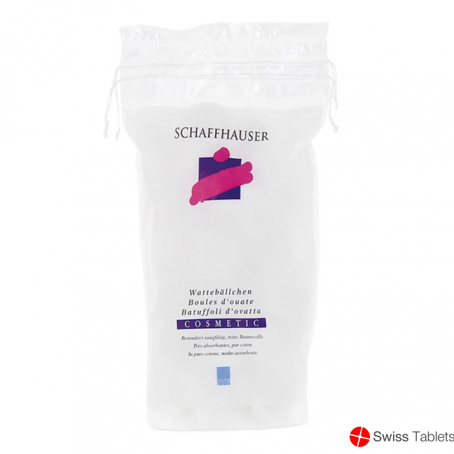 Schaffhauser Wattebaellchen Cosmet Weiss 20x 60g buy online