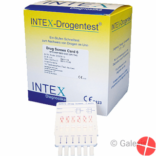 Intex Drogentest Drug Screen Card 6 10 Stück