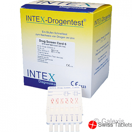 Intex Drogentest Drug Screen Card 6 10 Stück buy online