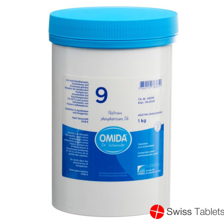 Omida Schüssler No9 Natr Phos Tabletten D 6 1000g buy online