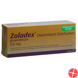 Zoladex Safesystem 3.6mg Fertigspritzen 3 Stück