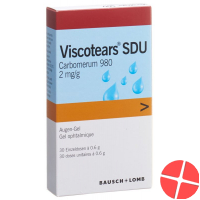 Viscotears 0.6 g 30 gel ampoules