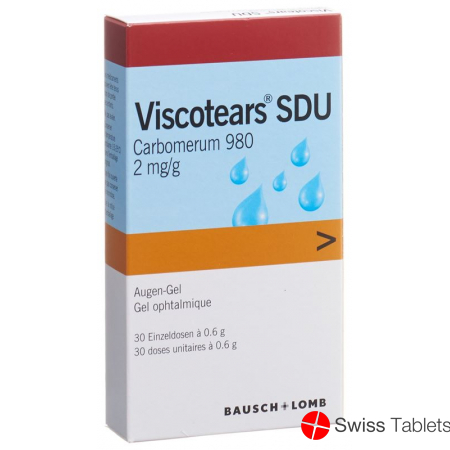 Viscotears SDU Augengel 30x0.6g buy online
