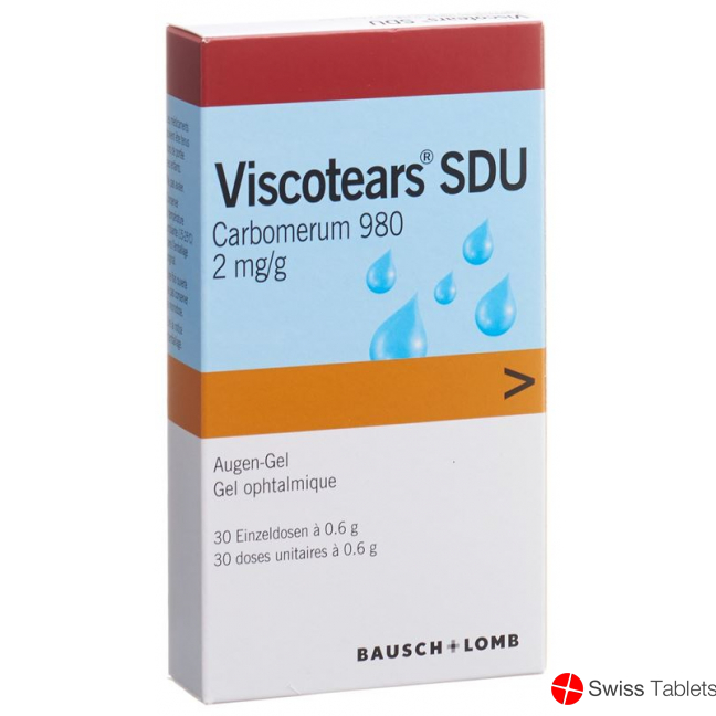 Viscotears SDU Augengel 30x0.6g buy online
