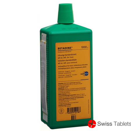 Betadine Loesung Standardisiert Ad Us Vet. 1000ml buy online