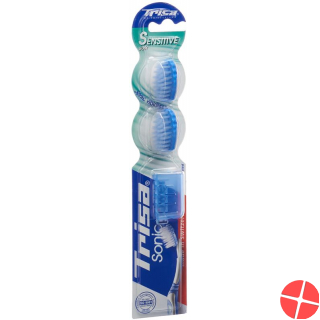 Trisa Sonicpower Ersatzset Schallzahnbürste Sensitiv 2 Stück Trisa Sonicpower Ersatzset Schallzahnbürste Sensitiv 2 Stück