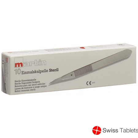 Martin Skalpell 1x Steril No 11 10 Stück buy online