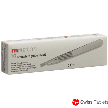 Martin Skalpell 1x Steril No 15 10 Stück buy online