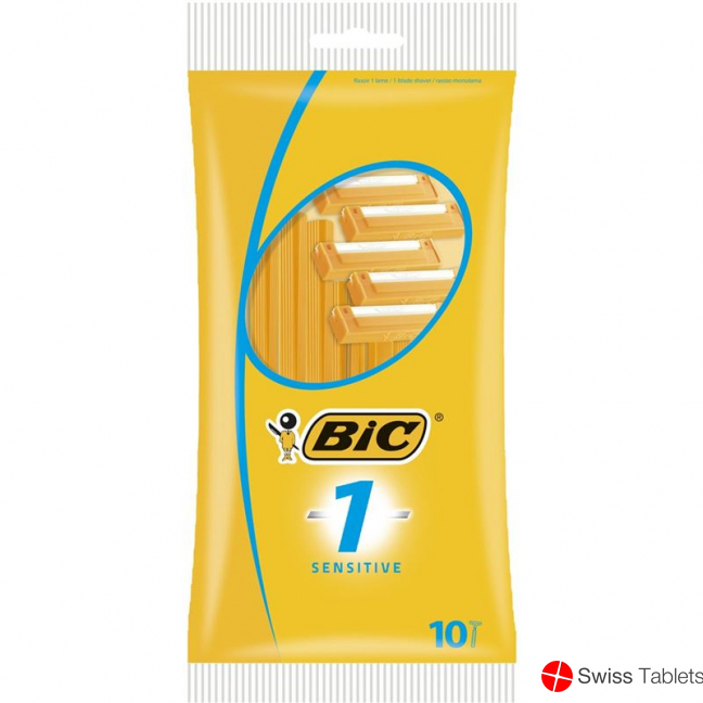 Bic 1 Sensitive Klingenrasierer 10 Stück buy online