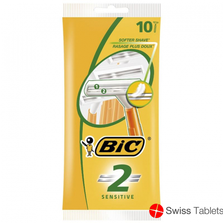 Bic 2 Sensitive Klingenrasierer 10 Stück buy online