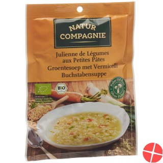 Natur Compagnie Suppe Buchstaben Bio Beutel 50g