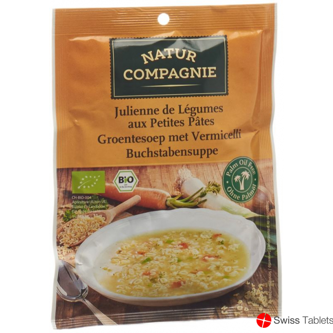 Natur Compagnie Suppe Buchstaben Bio Beutel 50g buy online