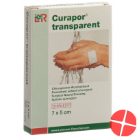 Curapor Wundverband 7x5cm Transparent 5 Beutel