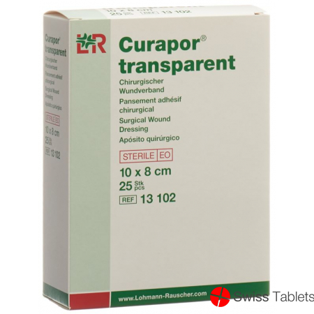 Curapor Wundverband 8x10cm Transparent 25 Beutel buy online