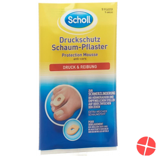 Scholl Druckschutz Schaum 9 Pflaster