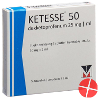 Ketesse Injektionslösung 50mg/2ml 5 Ampullen 2ml