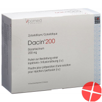 Dacin Trockensubstanz 200mg Durchstechflasche 12 Stück