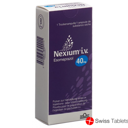 Nexium Trockensubstanz 40mg i.v. Vial buy online
