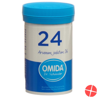 Omida Schüssler No24 Arsenum Jod Tabletten D 6 100g