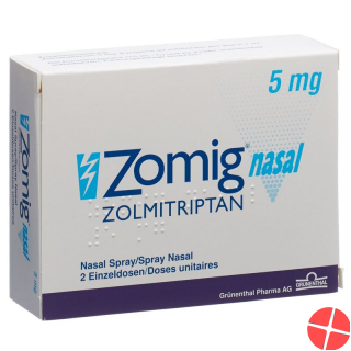 Zomig Nasal Nasenspray 5mg Monodosis 2 Stück