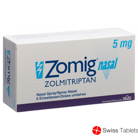 Zomig Nasal 5mg 6 Monodosen buy online