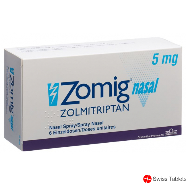 Zomig Nasal 5mg 6 Monodosen buy online