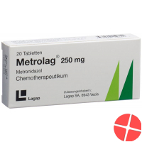 Metrolag Tabletten 250mg 20 Stück Metrolag Tabletten 250mg 20 Stück