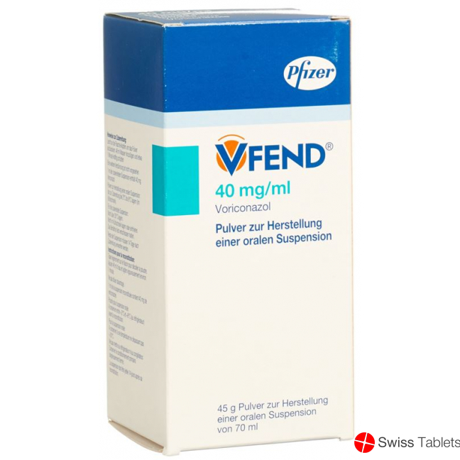 Vfend Pulver 40mg/ml für Suspension 70ml buy online