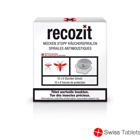 Recozit Mücken Stopp Räucherspirale 5x 2 Stück buy online