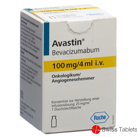 Avastin Infusionskonzentrat 100mg/4ml Vial 4ml buy online