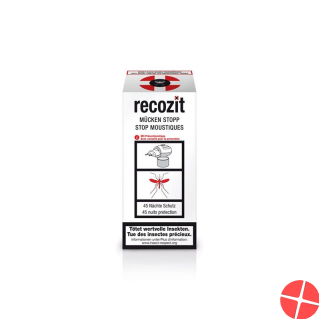 Recozit mosquito stop plug with liquid