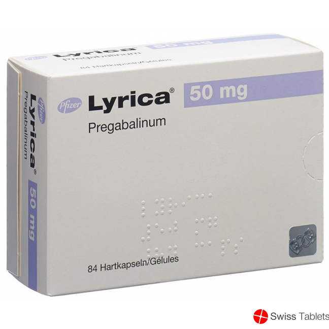 Lyrica Kapseln 50mg 84 Stück buy online