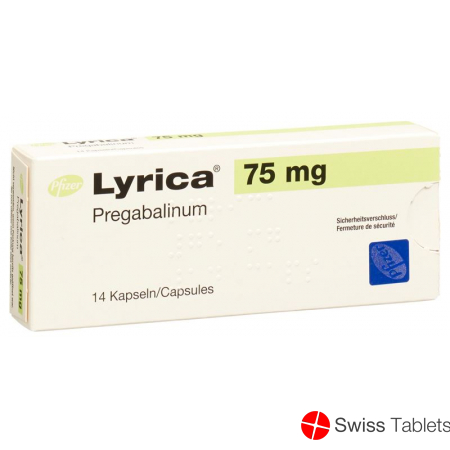 Lyrica Kapseln 75mg 14 Stück buy online