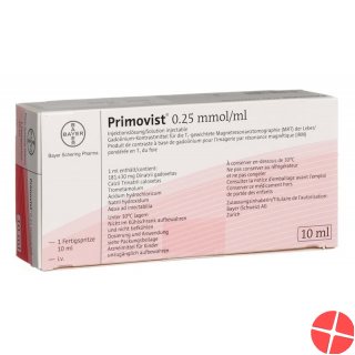 Primovist Injektionslösung 0.25 Mmol/ml Fertigspritze 10ml
