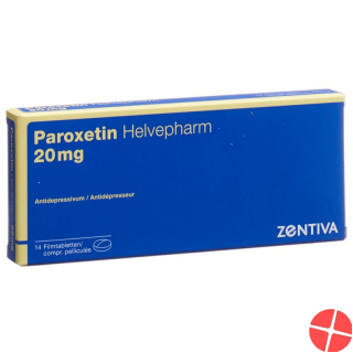 Paroxetin Helvepharm Filmtabletten 20mg 14 Stück