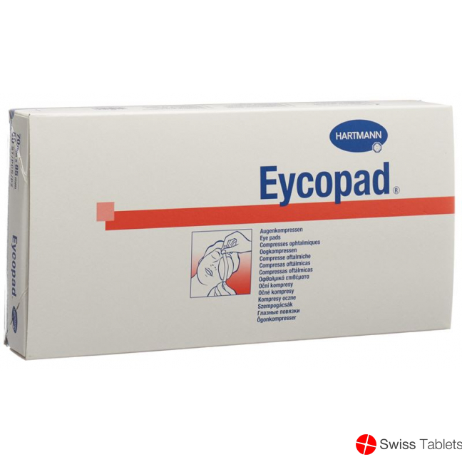 Eycopad Augenkompressen 70x85mm Unsteril 50 Stück buy online
